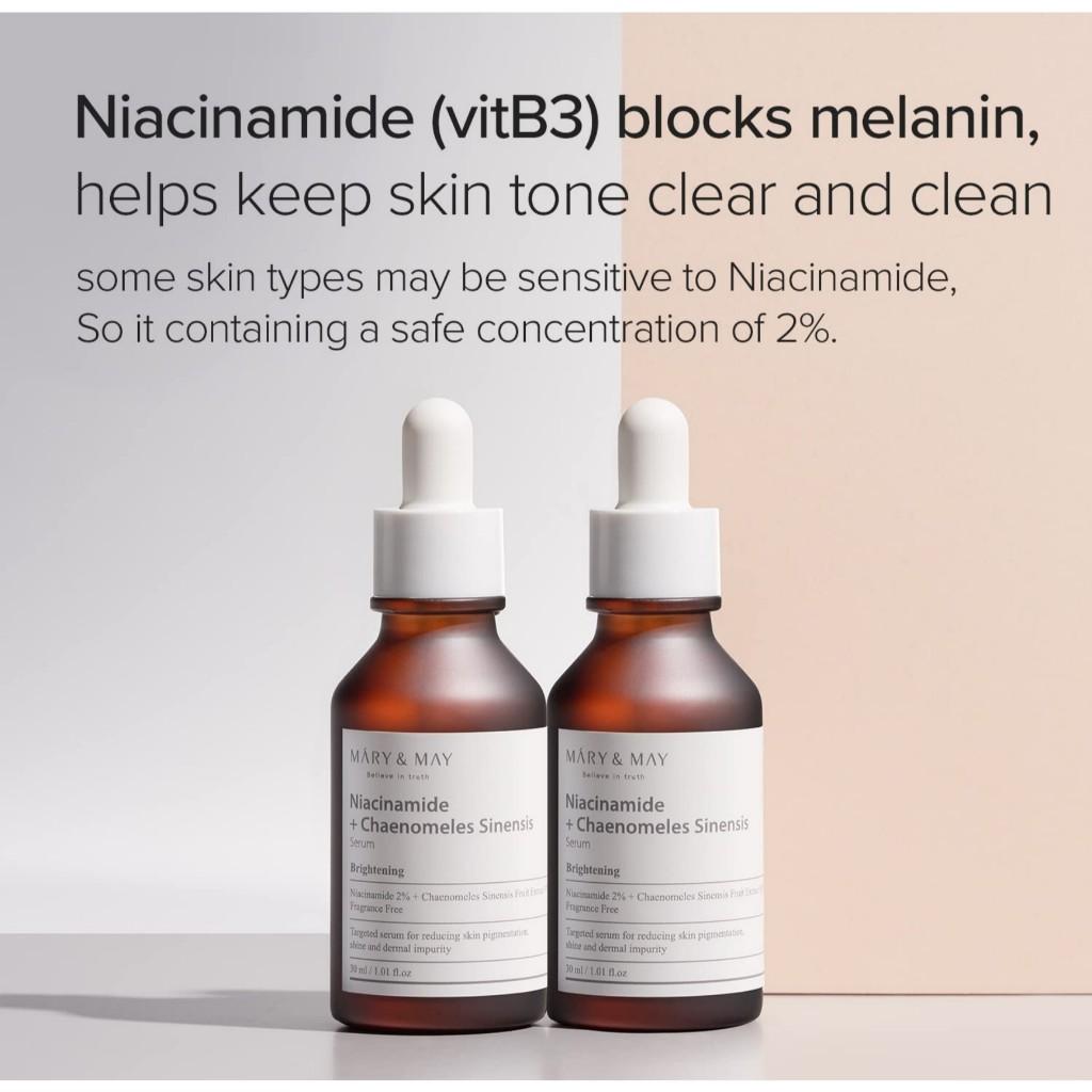 [Mini] Mary&May Niacinamide Chaenomeles Sinensis Serum, 10mL
