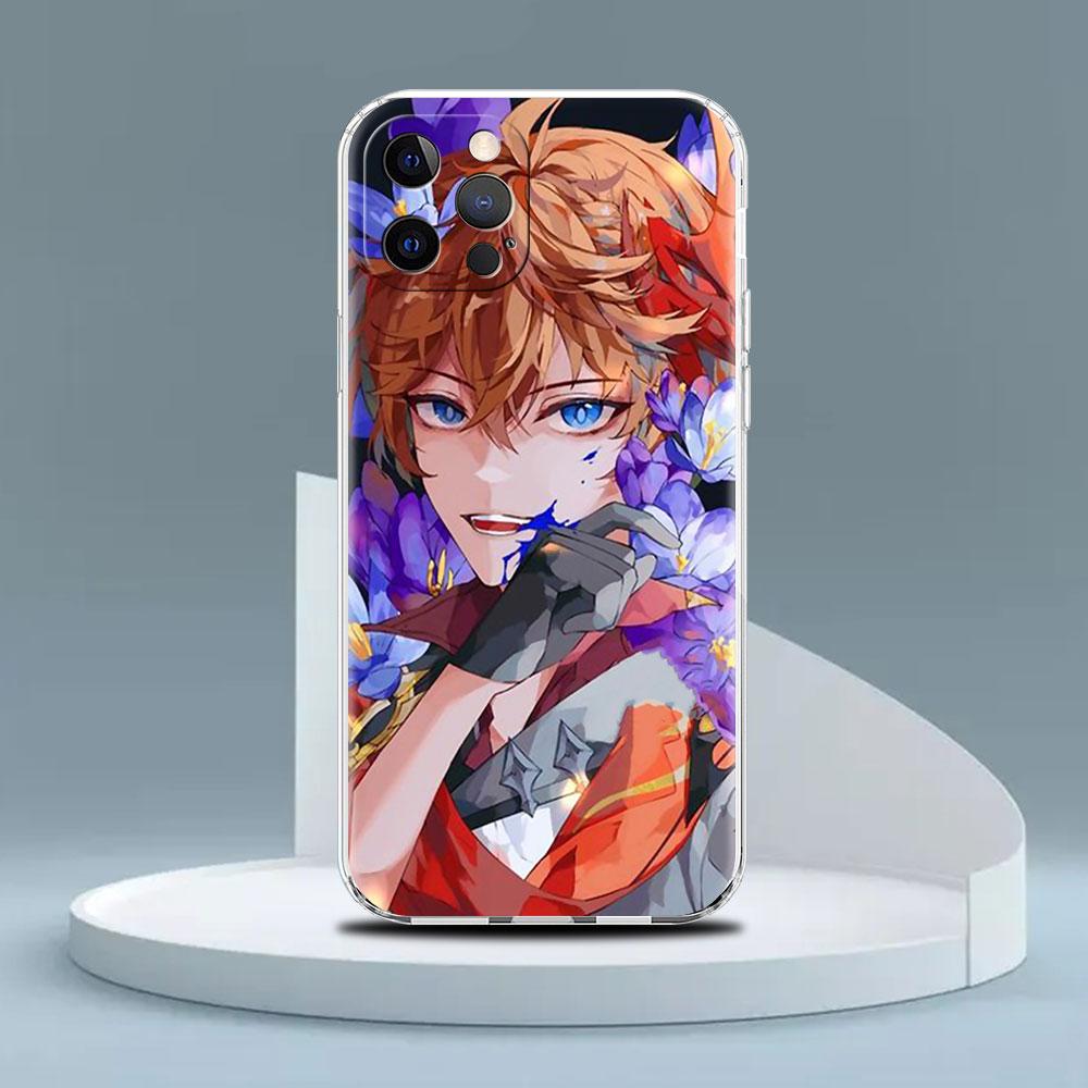 Genshin Impact Raiden Shogun Baal Clear Case For Apple iPhone 13 11 14 12 Pro 7 8 Plus XR X XS Max 6 6S 13Pro Phone Cover