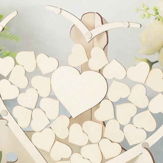 Hochzeitsgästebuch Alternative Rustikale Holzherz Einwurfbox Hochzeit Babyparty Jubiläum Einwurfrahmen mit Herzschildern