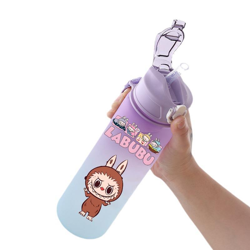 4Pc/set Cute Backpack Lunch Bag Pencil Bag Student Schoolbag Boy Girl School Bookbag 750Ml Outdoor Sports Water Bottle
