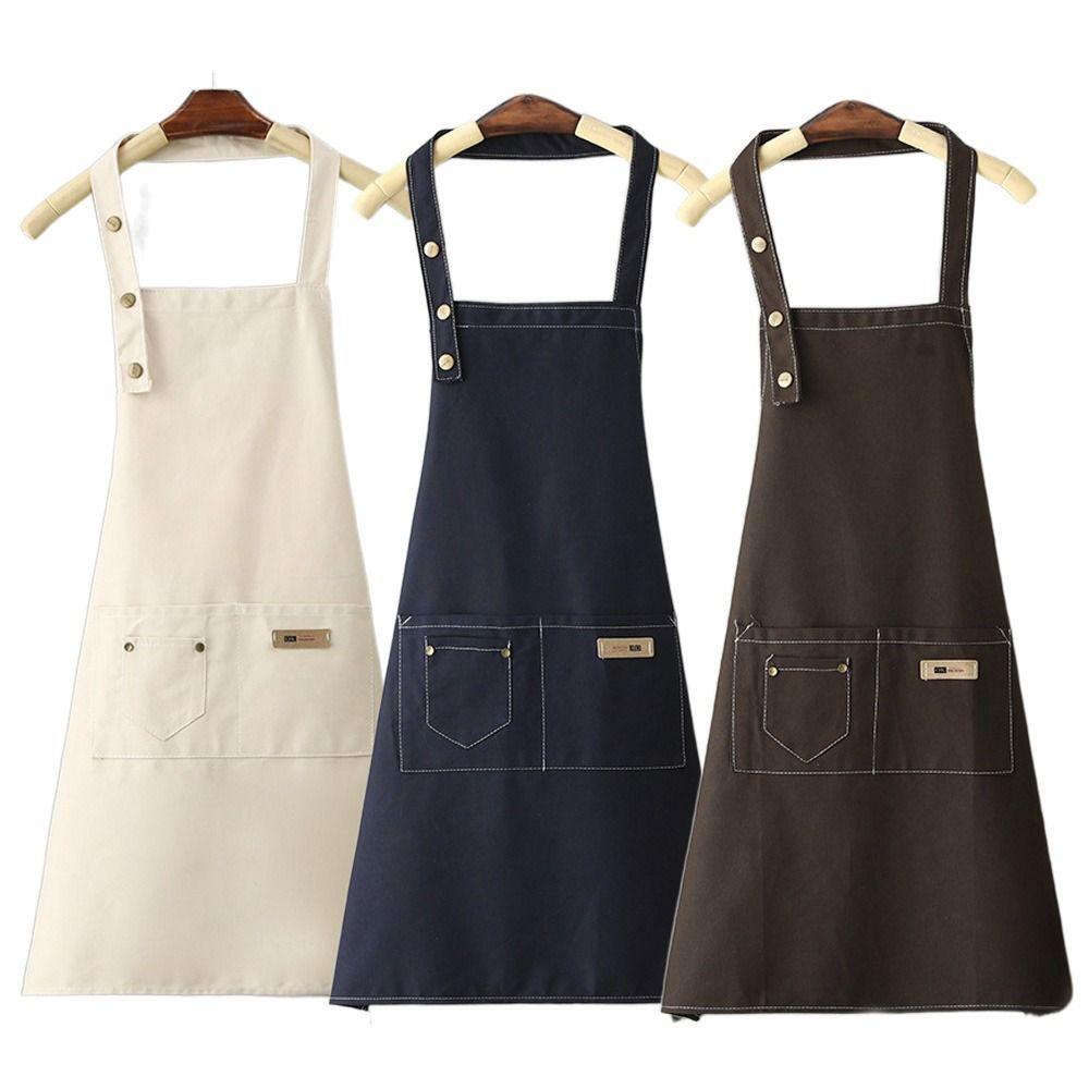 Vodotěsné kuchyňské zástěry Protišpinivé zástěry na vaření Pracovní oděvy Uniforma pro kosmetické a nehtové salony