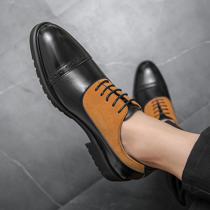 Formal Men's Oxford Shoes Fashionable British Design Style Outdoor Leisure Trend Party Office Wedding Men's Plus Size Shoes