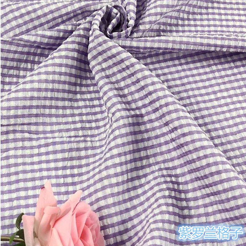 

Летняя клетчатая тонкая ткань для одежды, дышащая, удобная, для рубашек, платьев, пэчворк, сделай сам, ручная работа, швейные ткани 150x50cm