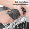 Thickened Bamboo Charcoal Microfiber Kitchen Dishcloth Set