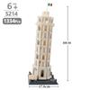 City Architecture Building Blocks Colosseum Taj Mahal Fallingwater Villa New York MOC Creative Model Bricks Adult Toys Gifts