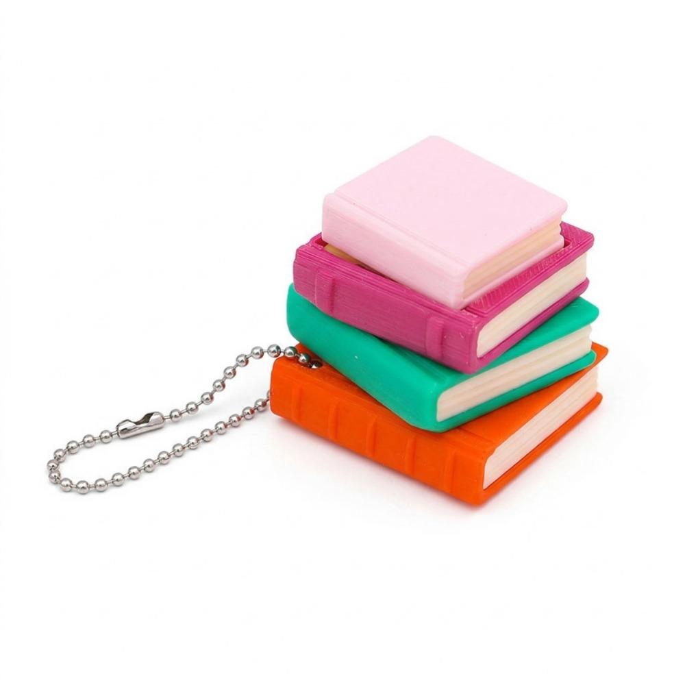 

Cartoon 3D Printed Keychain PLA Funny Fidget Toy Book Series Pendants Kids Birthday Party Style A