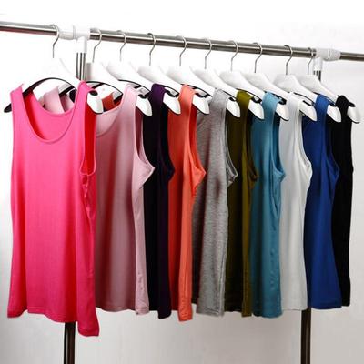 Ärmellose Sexy Weste Frauen Einfarbig Dünne Leibchen Damen Rundhals Sommer Träger T-shirt
