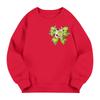 Kids' Long Sleeve Loose Pullover Letter Printed Round Neck Sweatshirt
