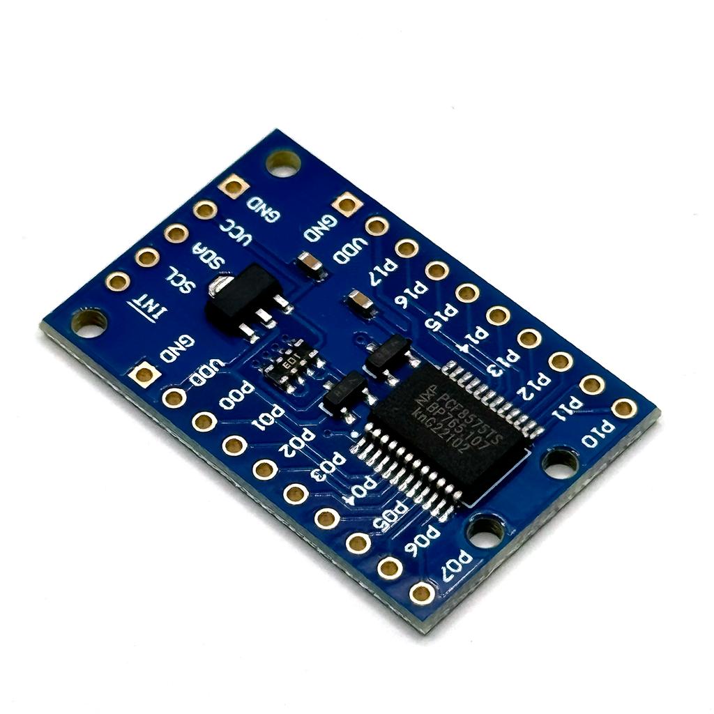 PCF8575 Modulerweiterung IO-Port Expander Board DC 2,5-5,5 V I2C Kommunikationssteuerung 16 IO-Ports für Arduino