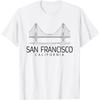 Golden Gate Bridge San Francisco California T-Shirt(1)