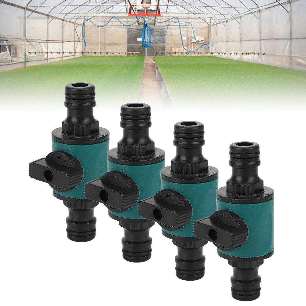 4PCS Dual Head Garden Hose Connector Plastic Plastic Hose Quick Connector  Greenhouse Gardening