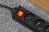 Extension Cord Power Strip 1.5M 5 Sockets 3X1.0 Mm2 Rebel Switch
