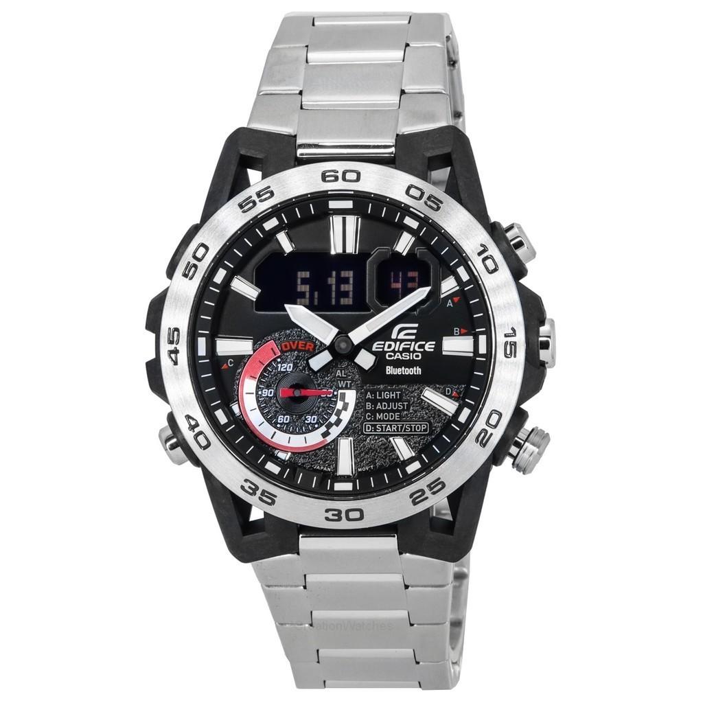 

Casio Edifice Sospensione Smartphone Link Analog Digital Chronograph Quartz ECB-40D-1A ECB40D-1 100M Мужские часы