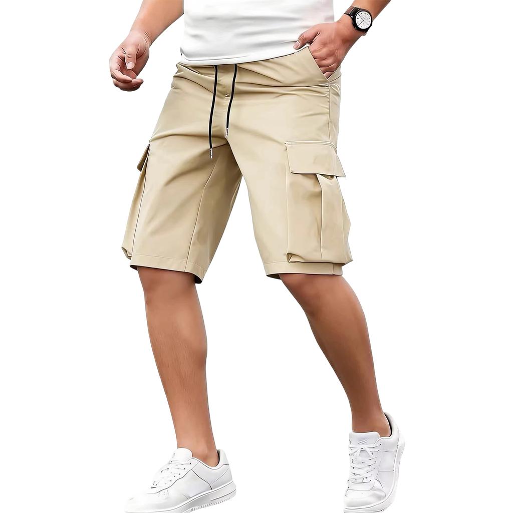 Herren Gerade geschnittene Arbeitsjeans Mehrere Taschen Fünf-Taschen-Hose