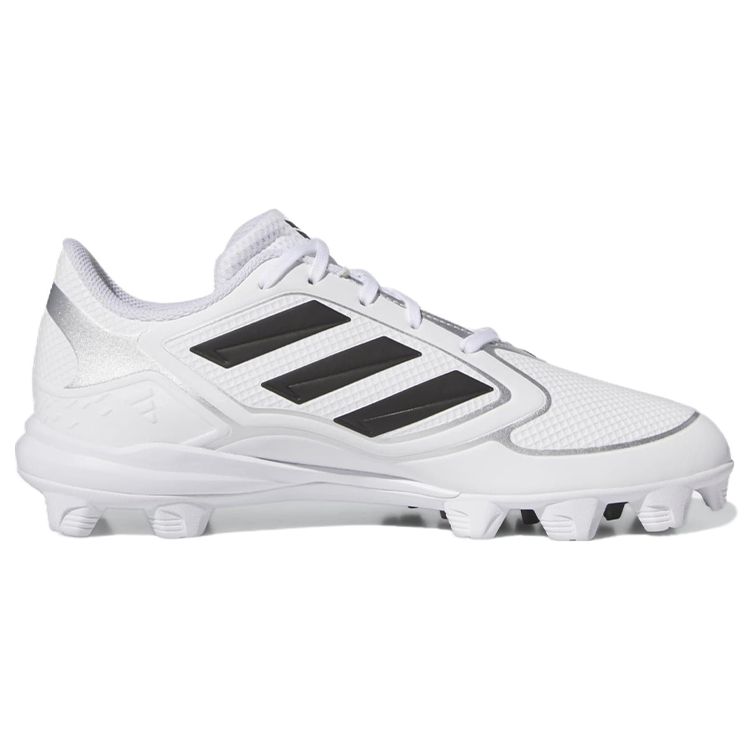 Adidas  PureHustle 3 MD White Black Women Sneakers Cloud-White Core-Black Silver-Metallic IG7139