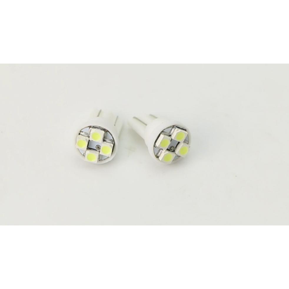 (10) 4-SMD 168 194 2825 W5W LED Replacement Bulbs For Interior Map/Dome Lights..