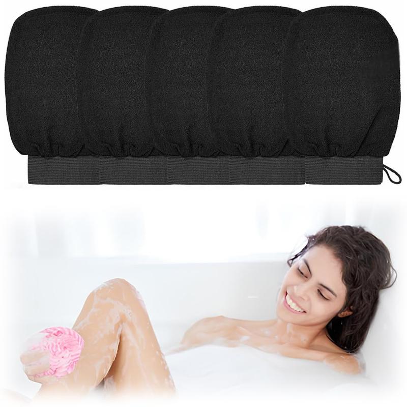 5 X Silkify Exfoliating Glove Silk Exfoliating Gloves, Body Exfoliator Tool Shower Mitt Dead Skin Exfoliating Mitt