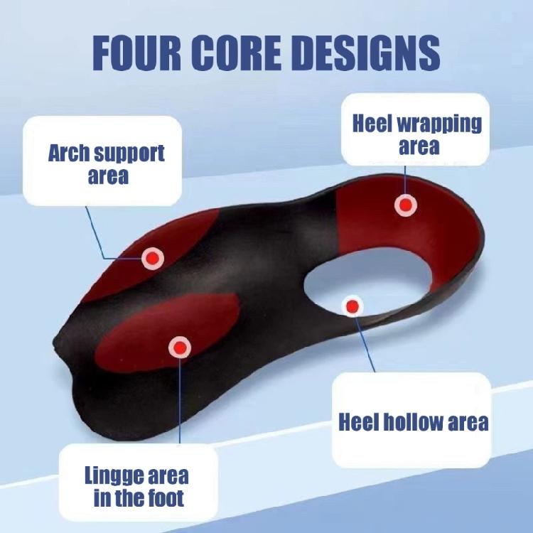 2pack Ergonomic Insoles Unisex Orthopedics Shoe Pad  Arches Support Insoles for Long Hour of Standing