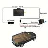 1080P Araba DVR 3 Kamera Lens 4 İnçlik Dikiz Kamerası Geri Görüş Kamerası Dahil TF Kart Video Kaydedici Otomatik Kayıt Cihazı