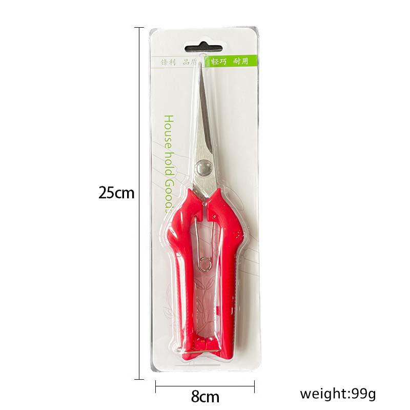 Pruning Shear Branch Scissors Stainless Steel Non-Slip Handle Sharp Garden Fruit Tree Pruning Very Sharp Garden Tools