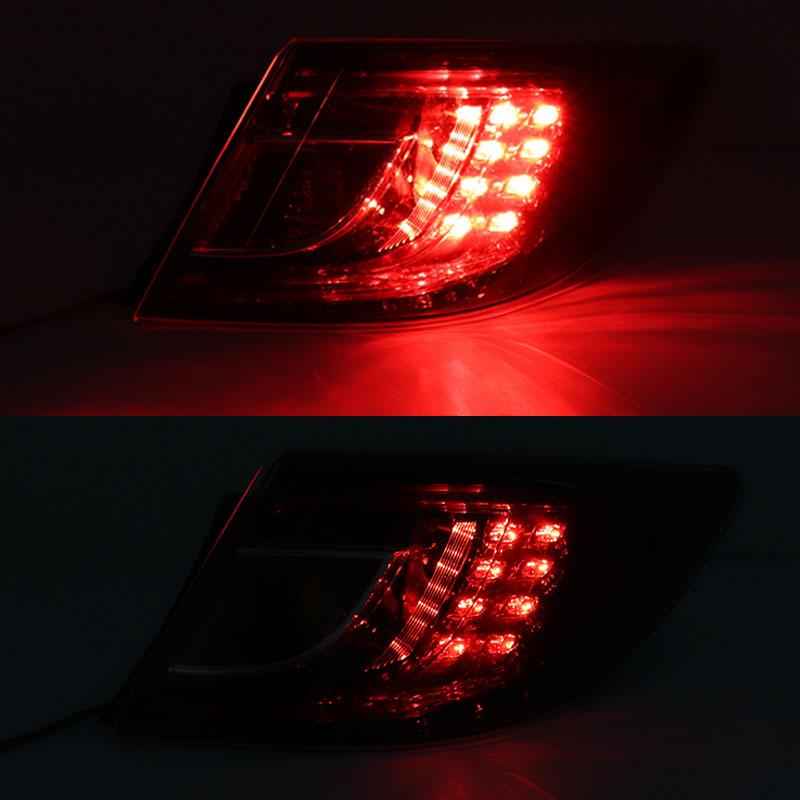 Fanale Posteriore LED per Auto per Mazda 6 GH 2009-2012 Luce Freno Paraurti Posteriore Lampada Segnalazione Assemblaggio Fanale Posteriore Auto GV8E-51-3F0 GV7K-51-3J0