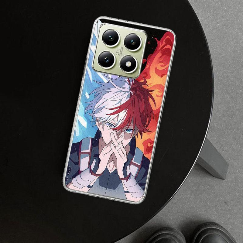 Todoroki Shoto MHA My Hero Phone Case Cover for Xiaomi Redmi Note 15 14 13 12 11 Pro Plus 14S 12S 11S 11T 11E 10S 10 Customized