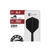 Target Japan BLACK MARQUE CREED Shunpei Kuroda Player 90% Tungsten K-Flex 2BA Soft Tip Darts Set 21.5g 2BA SOFT TIP DARTS K-Flex No.6 Shape Flights