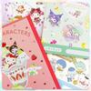 Yamano Papier Sanrio Kostenlos Sanrio 4 Notizbücher, Blanko, Charaktere, Bücher, M/X, 4PNB-X