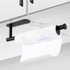 Stainless Steel No-Drill Paper Towel Holder for Kitchen & Bathroom