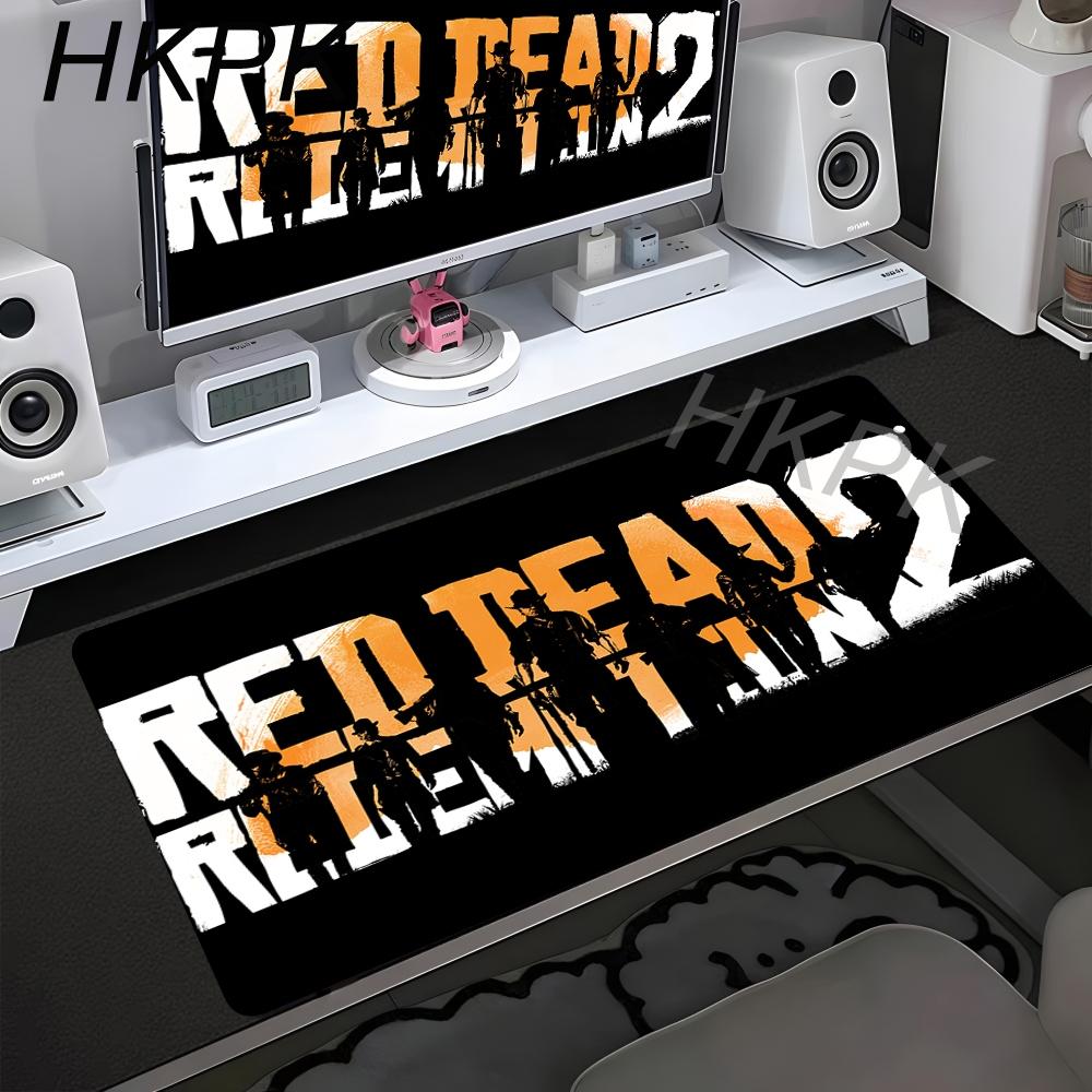 Xxl Anime Red Dead Redemption Mausepad Computer Accessories Game Keyboard Rubber Mousepad Pc Gamer Girl Nonslip Cute Desk Mat