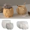 Resin Plaster Cement Owl Storage Jar Silicone Mold DIY Scented Candle Cup Ornament Mold