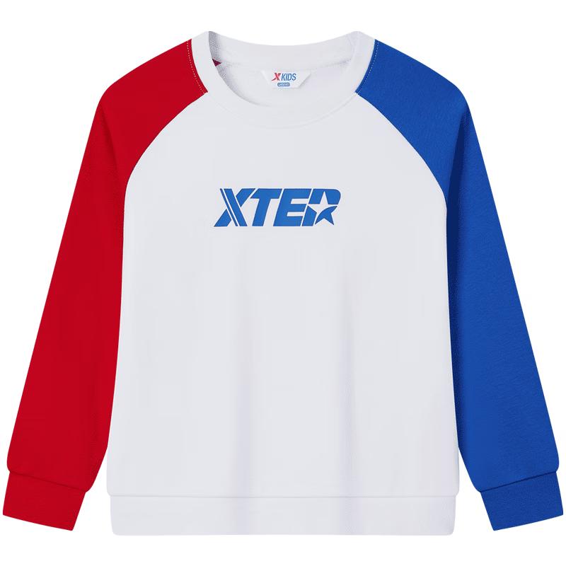 XTEP Kids Warm Fleece Crewneck Sweatshirt 100