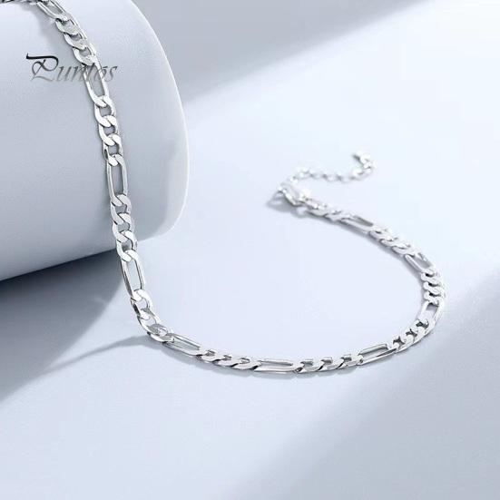 Fußkettchen für Damen, schlichter Stil, verstellbare Länge, hohle Kette, polierter Edelstahl, Damen-Fußkettchen, Schmuck für den Fuß, Fußkette, Geschenk zum Geburtstag oder Jahrestag