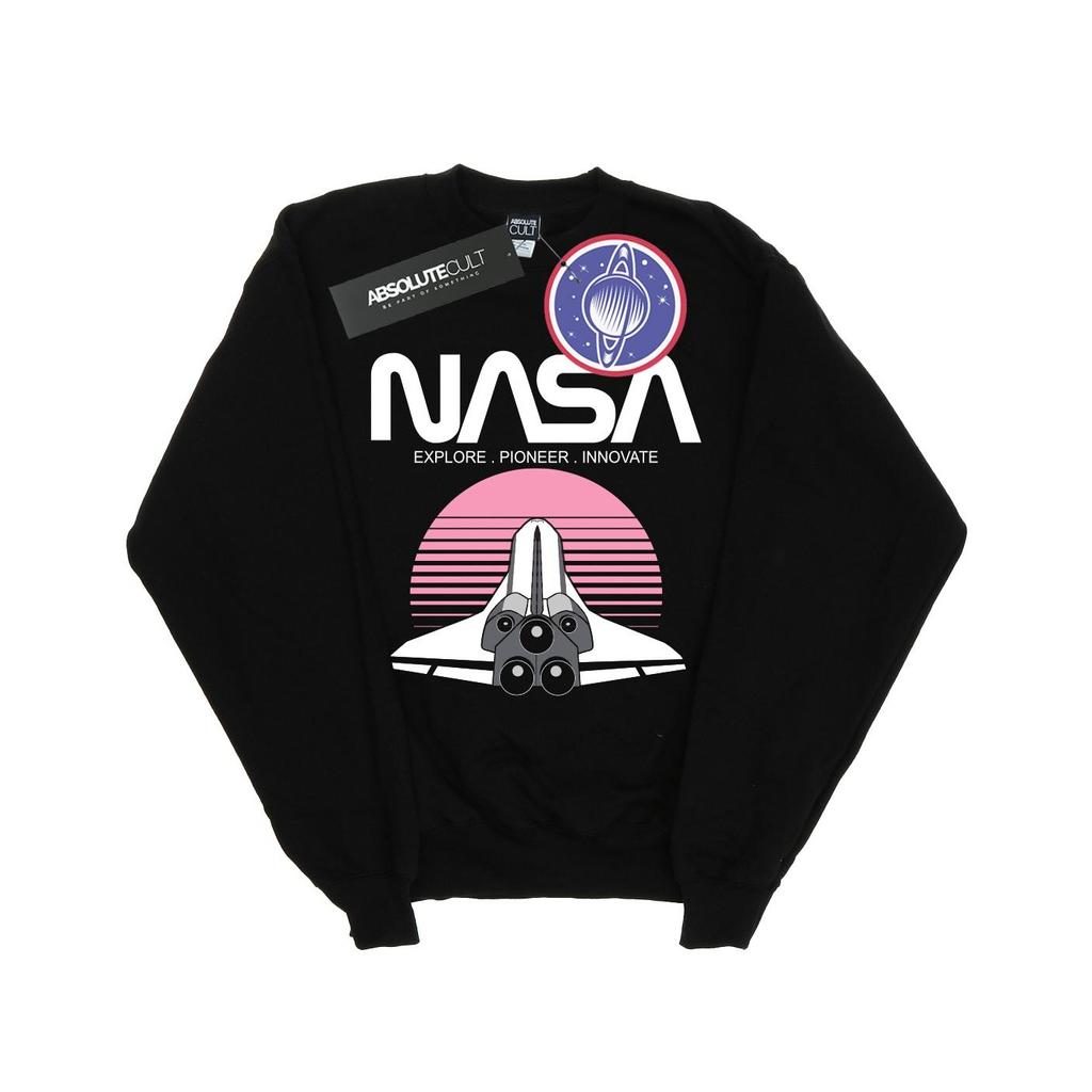 NASA Womens/Ladies Space Shuttle Sunset Sweatshirt