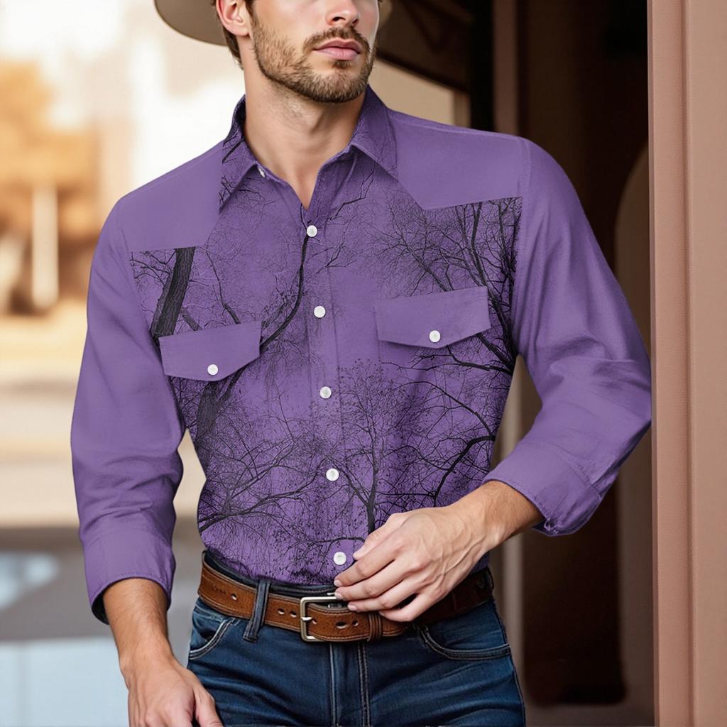 Men'S Fashionable Lapel And Shoulder Length Short Sleeved Casual Top