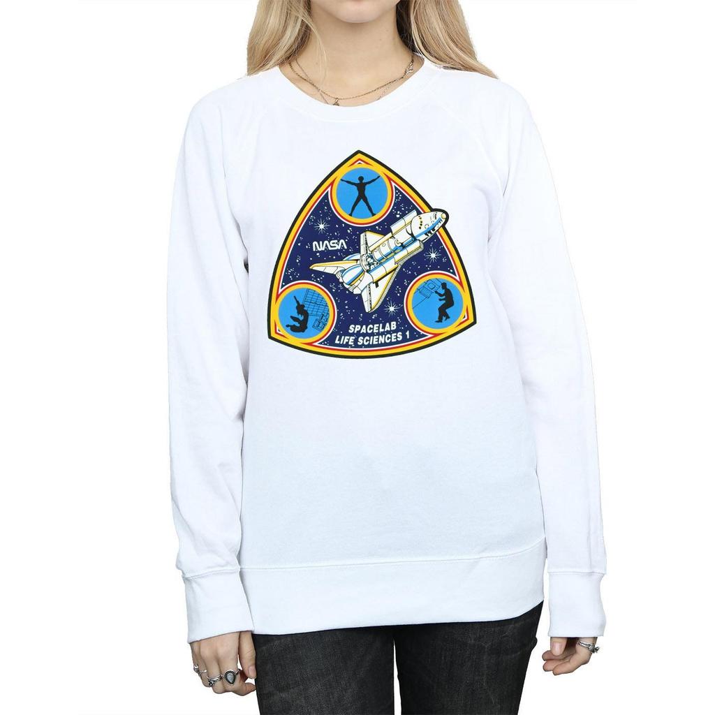 NASA Womens/Ladies Classic Spacelab Life Science Sweatshirt
