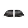 Carbon Fiber Front Bumper Grille Cover Trim Sticker For Mazda 3 Axela 2017-2018