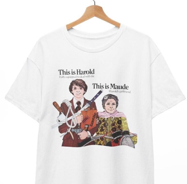 

Harold and Maude Shirt, 70s Cinema Classic Movie, Harold and Maude Movie Shirt L