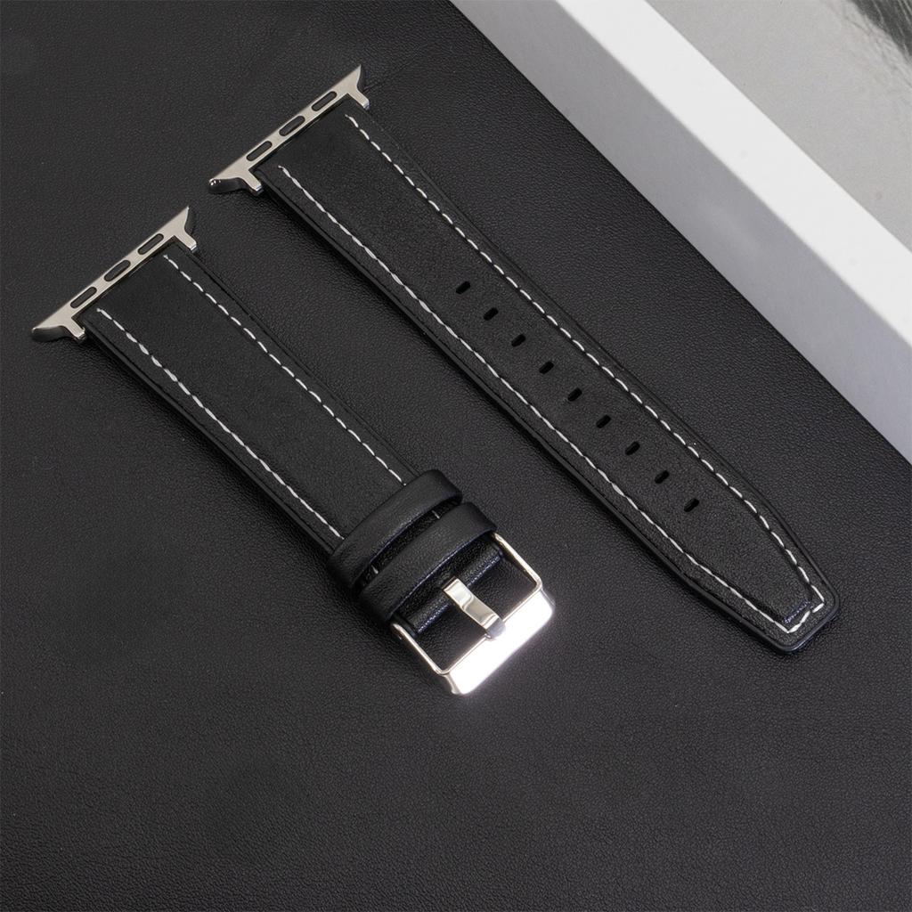Leather Strap for Apple Watch Band 44mm 49mm 45mm 46mm 42mm 40mm 41mm Sport Bracelet Correa IWatch Series Ultra 10-9-8-7-6-5-SE