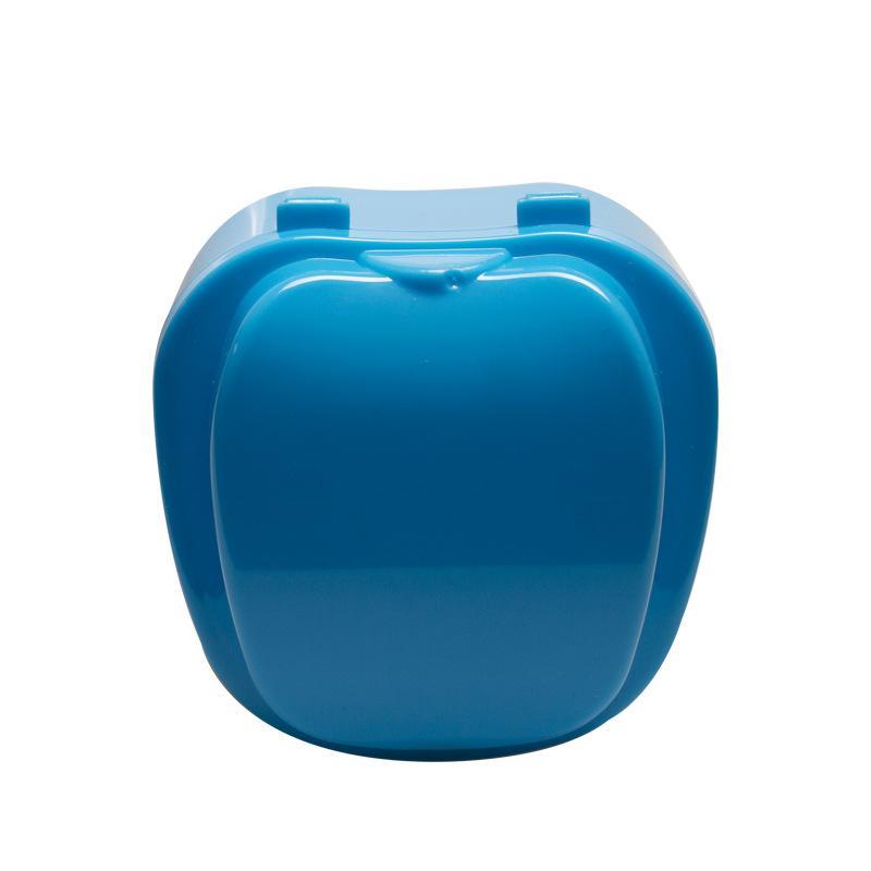 Durable Plastic Denture Case With Removable Drain Tray Multiple Color Options For Daily Oral Care Travel