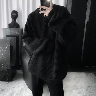 Autumn and Winter New Autumn Men's Sweater Loose and Lazy Couple Sweater Knit Sweater
