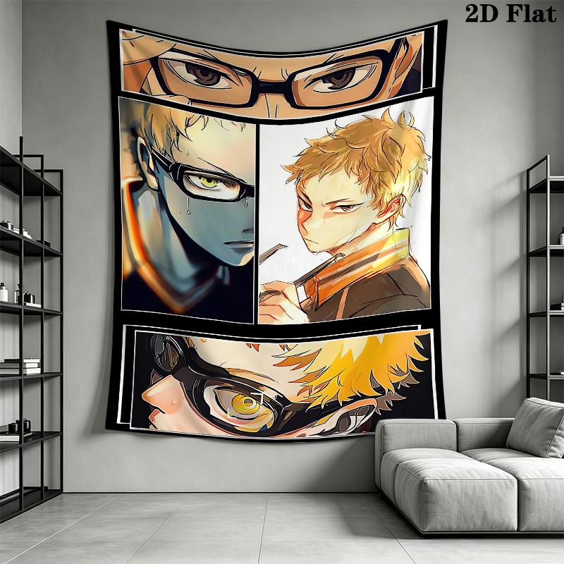 Haikyu!! Wall Tapestry Aesthetic Wall Hanging Printed Fabric Blanket Decorative Tapestries for Bedroom Living Room Home Decor