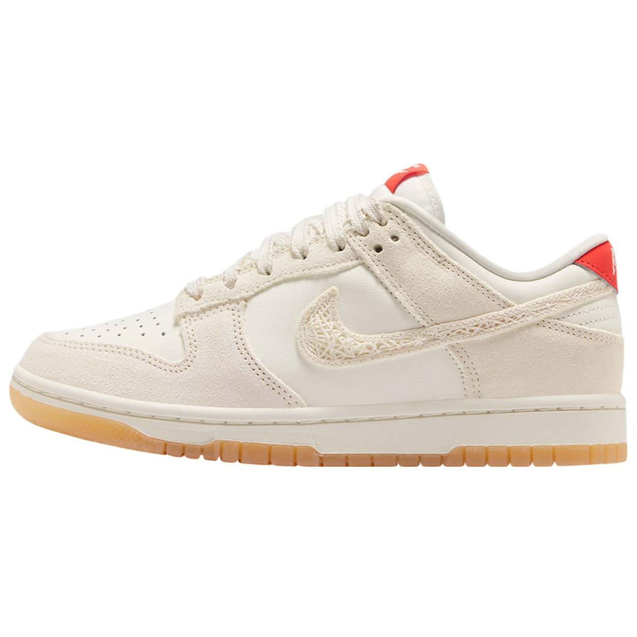 

Nike Wmns Dunk Low Friendship Knot Sail Picante Red Flax Pale Ivory Women s Casual Shoes HV5231-133 42