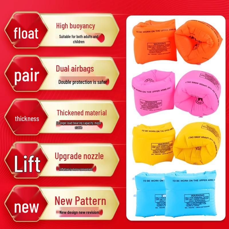 Adult Swim Float Sleeves - Buoyancy Aid Water Wings for Men & Women