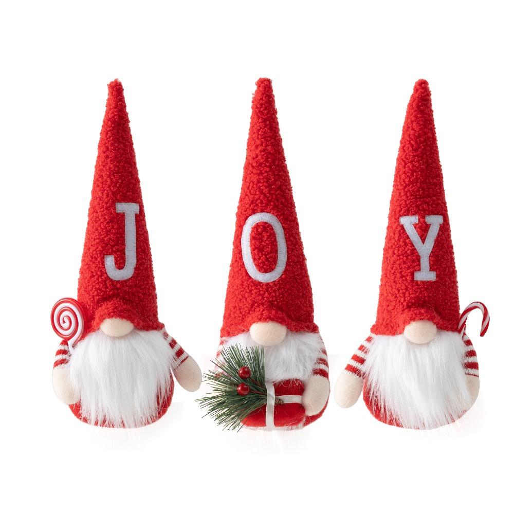 3 Pcs Cute Christmas Rudolf Doll Cartoon Merry Christmas Decoration  Party Favors