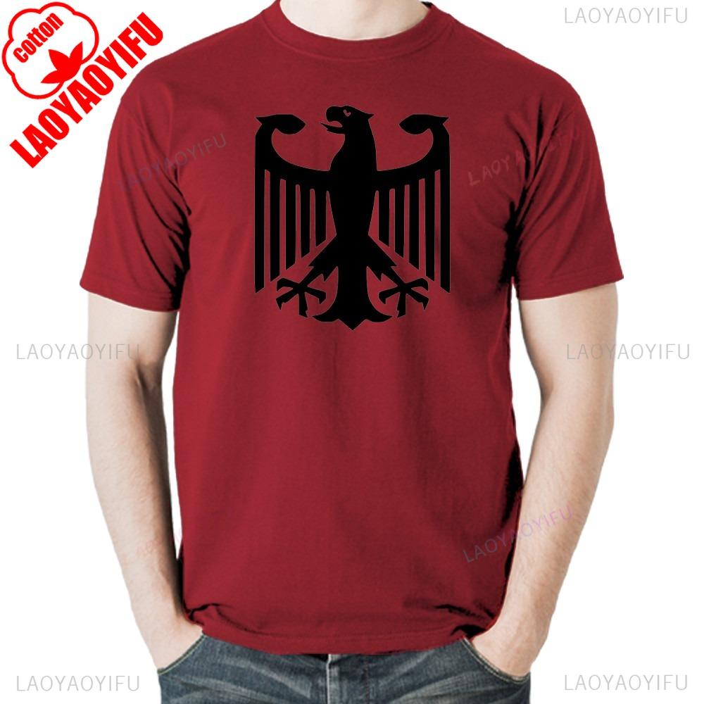 

Немецкий орел Deutschland Bundesadler Германия Футболка Футболка Подарок Новый круглый вырез Короткий рукав Приталенный Свитшот для повседневной носки S