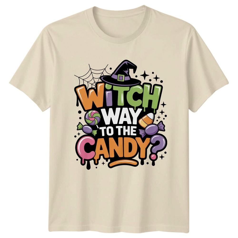 Witch Way To The Candy TShirt Halloween Gift For Him And Her