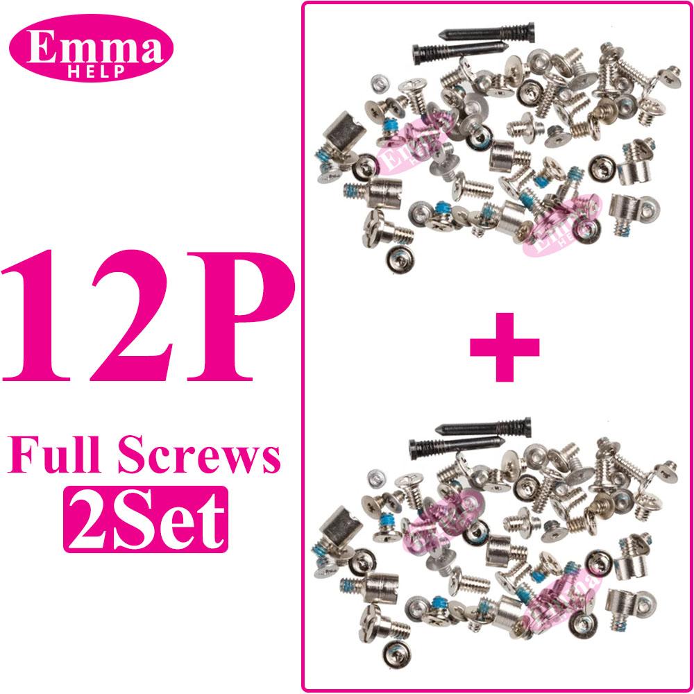2set Full Screw Set For iPhone X XS XR 11 12 13 Pro Max Mobile Internal Bracket Bottom Complete Screws Replacement Repair Parts