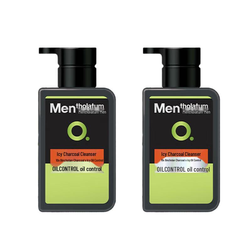 

Mentholatum Men s Icy Charcoal Facial Cleanser (150ml x 2 Pack)