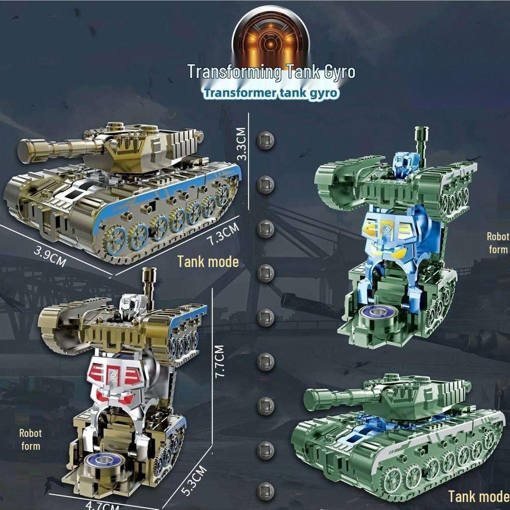 Rotating Deformation Robot: Multi-Form Gyro Decompression Toy